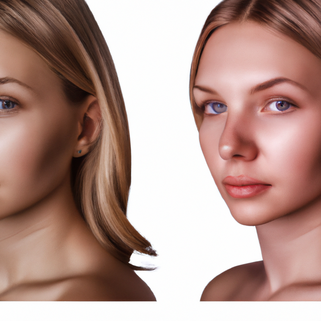 Before retouch: high-resolution portrait with unprocessed skin and color